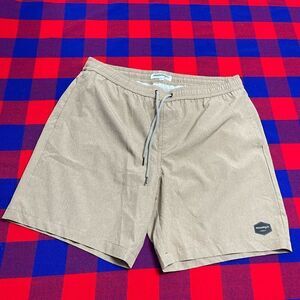 Maamgic Taupe Swim Trunks Mesh Lining Board Shorts Size XL